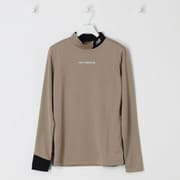 012-3267507-040-0 [W 裏毛ダブルフェイス 長袖モックネックPO SP ウィメンズ 0サイズ ベージュ]