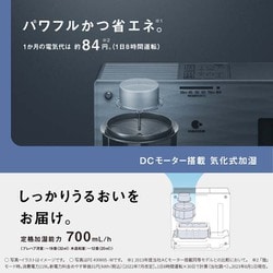 Amazon.co.jp: パナソニック 加湿機 気化式 ナノイー搭載 ~19畳