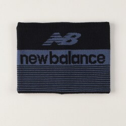 012-3283001-121-F [M ボーダー編×NBロゴJQ ネックウォーマー WO メンズ FRサイズ ネイビー]