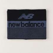 012-3283001-121-F [M ボーダー編×NBロゴJQ ネックウォーマー WO メンズ FRサイズ ネイビー]