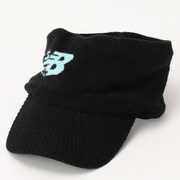 012-3287508-010-F [W 天竺×NBラインJQ ニットバイザー WO ウィメンズ FRサイズ ブラック]