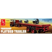 AMT1399 1/25 フルハーフ フラットベッドトレーラー [プラモデル]