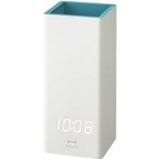 ペンスタンドクロック アイボリー×ターコイズ BCA028-IV/TQS