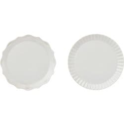 FLOWER プレートセットφ17 ホワイト BHK291-WH