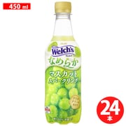 Welch's なめらかマスカットスパークリング PET 450ml×24本 [炭酸]