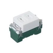 WN1051CW [アドバンスシリーズ シングルコンセント 扉付 セラミックホワイト]