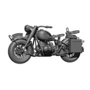 HS16032 1/16 WWII ドイツ R75 軍用バイク [組立式プラスチックモデル]