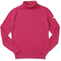 TWWK2055 PK-L [20FW 2055 バスケット編みハイネックニット レディス Lサイズ ピンク]