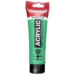 アムステルダムアクリリックカラー 120ml #615 エメラルドグリーン T1709-615