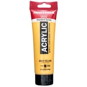 アムステルダムアクリリックカラー 120ml #253 ゴールドイエロー T1709-253