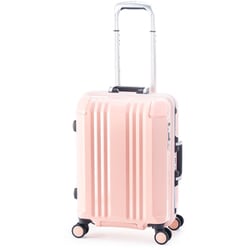 スーツケース デカかるEdge フレームタイプ 旅行日数目安：3～4泊 35L ホールロック TSAロック搭載 ALI-070R-18 コーラルピンク