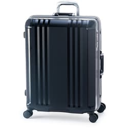 スーツケース デカかるEdge フレームタイプ 旅行日数目安：5～7泊 73L ホールロック TSAロック搭載 ALI-070R-24 マットブラック