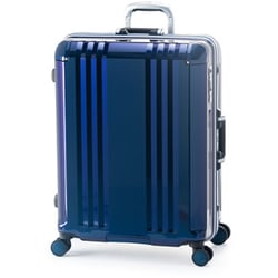 スーツケース デカかるEdge フレームタイプ 旅行日数目安：5～7泊 73L ホールロック TSAロック搭載 ALI-070R-24 オーロラブルー
