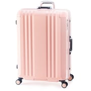 スーツケース デカかるEdge フレームタイプ 旅行日数目安:8~10泊 96L ホールロック TSAロック搭載 ALI-070R-28 コーラルピンク
