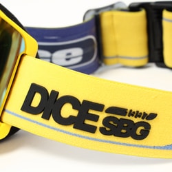 新品　スキー スノーボード ゴーグル DICE ダイス　イエロー DICEイエロー ミラーレンズ スキーゴーグル DICE snowboarding