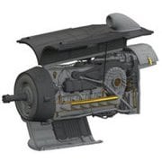 EDU648902 1/48 Bf109K-4 エンジン （エデュアルド用） [プラモデル用パーツ]