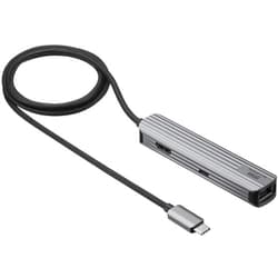 USB Type-Cマルチ変換アダプタ HDMI LANポート付き ケーブル1m DisplayPort Alt Mode USB PD USB-3TCHLP7S-1
