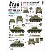 SD48-B1020 1/48 WWII アメリカ ノルマンディー上陸作戦/フランスのM4シャーマン戦車 1944年 [プラモデル用品]