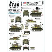 SD48-B1022 1/48 WWII アメリカ ノルマンディー上陸作戦/フランスのM8自走榴弾砲 1944年 [プラモデル用品]