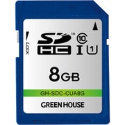 SDHCメモリーカード UHS-I クラス10 8GB GH-SDC-CUA8G