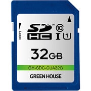 SDHCメモリーカード UHS-I クラス10 32GB GH-SDC-CUA32G