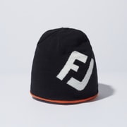 FH23BRL-0 [23 ビッグロゴリバーシブルニットビーニー メンズ フリー(57-59cm) ブラック]