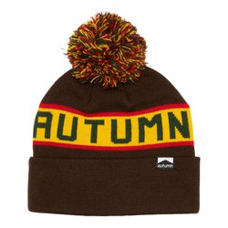 BURNOUT POM A24037-01 BROWN [ニットキャップ ビーニー]