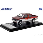 HS422RE2 1/43 日産 ダットサン 4WD Double Cab AD 1985 ダークレッドM/シルバーMツートン [レジンキャストミニカー]