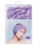 BEAULy クイックドライヘアターバン short Purple