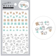 MYFAV かさねて彩るデコシール 水辺のどうぶつたち ML209