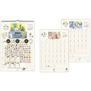 YDC-824-136 [限定 カレンダー壁掛け大 ムーミン シール付き ファミリー]