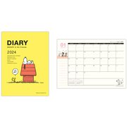 限定 ダイアリー スヌーピー A6 イエロー 犬小屋 YDD-824-495