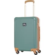 スーツケース ハードファスナータイプ 拡張タイプ 旅行日数目安：3～4泊 37L/拡張時42L TSロック搭載 機内持ち込み可 MZ-0798-48N グリーン/アイボリー