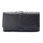 RDOP201BK Black [長財布 ヘビカワ]