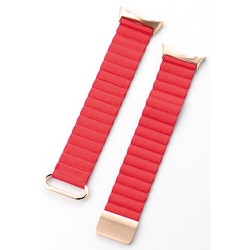 IQ-PW003B-RD [Google Pixel Watch レザーマグネットベルト（003） レッド]