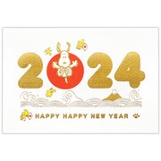 限定 年賀葉書 スヌーピー箔2024 NCP-827-243