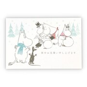限定 寒中見舞いはがき ムーミン雪あそび2 1柄6枚入 NCP-827-137