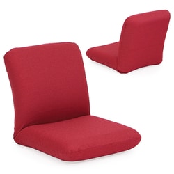産学連携 コンパクト座椅子3 レッド cmpct-3-re