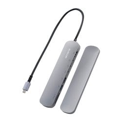 ヨドバシ.com - エレコム ELECOM USB Type-C ドッキングステーション ハブ 8-in-1 USB-C×3/USB-A×2/HDMI×1/SD＋microSD×1  PD85W出力 固定用スタンド付 シルバー DST-C22SV 通販【全品無料配達】