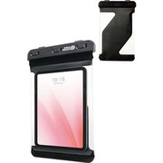 汎用タブレットケース AQUA PROOF 約7.0~8.3インチ対応 防水 IPX8 ネックストラップ付き ブラック TB-WPSR08BK