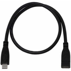 PD100W対応 USB3.2Gen1 Type-C延長ケーブル 0.5m U31CC-MF05