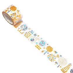きらぴかマスキングテープ星アカリ 27mm 花々 ks-dt-40010
