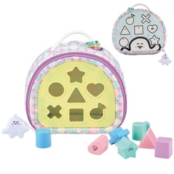 シナぷしゅ おうちでも！おでかけにも！はじめてのかたはめパズルバッグ [対象年齢：1.5歳～]