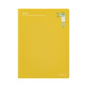 2024年 ポケットダイアリー A6 月間 オジサン柄 22253006