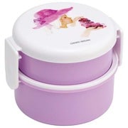 ONWR1AG いわさきちひろ 抗菌 丸型ランチBOX 2段 [ランチグッズ]