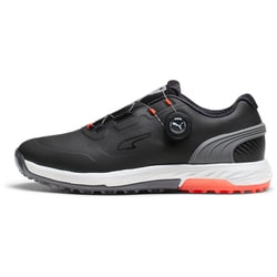 378920 05 290 [ゴルフ スパイクレスシューズ メンズ アルファキャット ニトロ ディスク 29.0cm PUMA Black-QUIET SHADE-Red Blast]