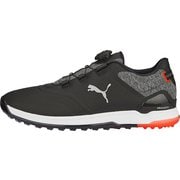 377526 02 295 [ゴルフ スパイクレス シューズ メンズ プロアダプト アルファキャット 2.0 ディスク ラバーソール 29.5cm PUMA Black-Red Blast]