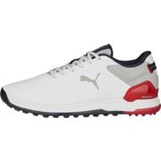 377525 03 295 [ゴルフ スパイクレス シューズ メンズ プロアダプト アルファキャット 2.0 ラバーソール 29.5cm PUMA White-PUMA Navy-For All Time Red]