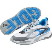 376357 01 265 [ゴルフ スパイクレスシューズ メンズ GS ファスト ラバーアウトソール 26.5cm Puma White-Quarry-Ocean Dive]