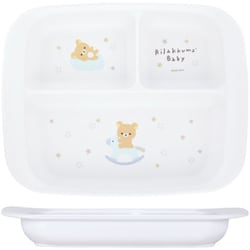 リラックマ/ベビー 抗菌 食洗機対応 ベビー用 PP製 ランチプレート XP7AG